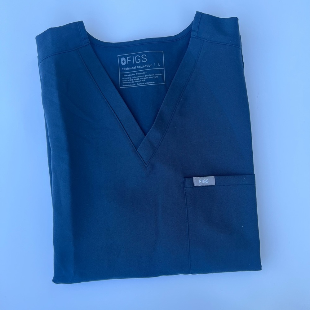 Figs Scrub Top Size Large